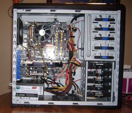 Interior de un ordenador